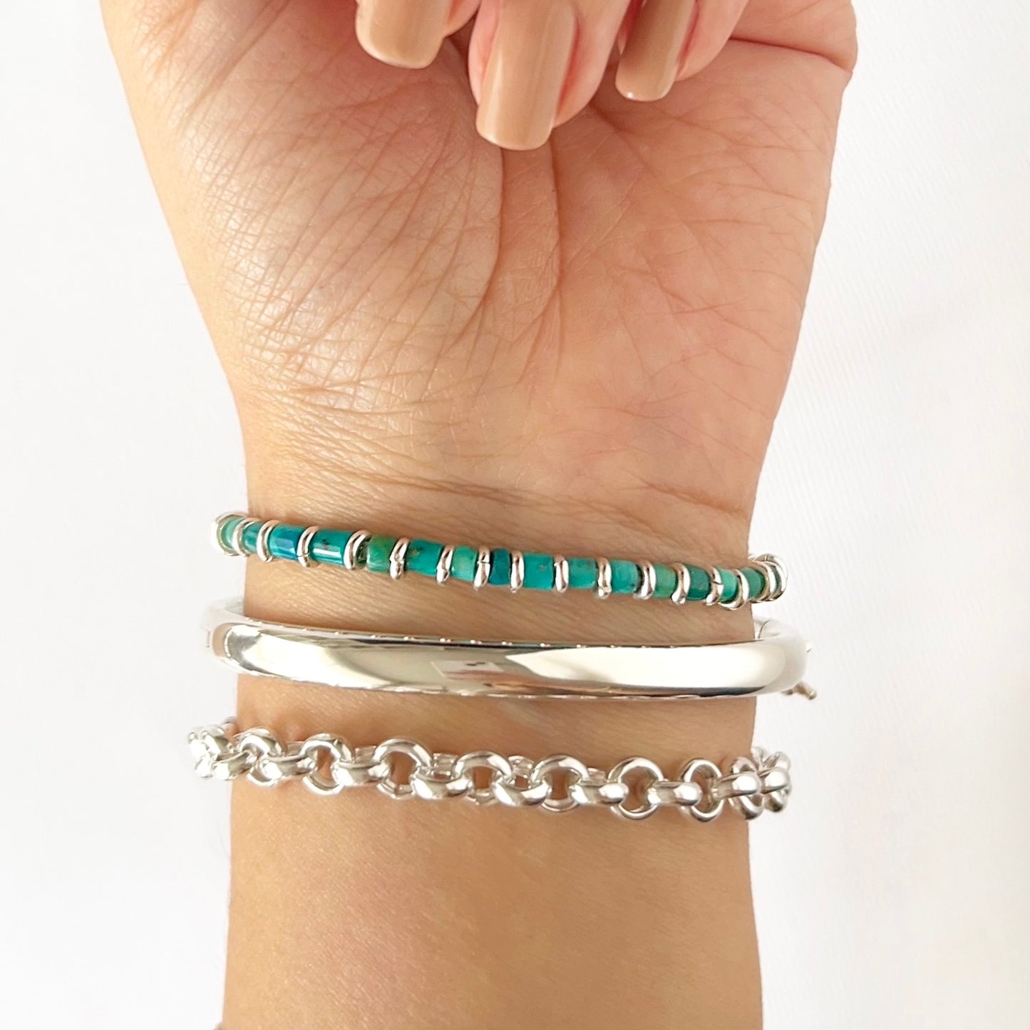 Pulsera Verde Malaquita