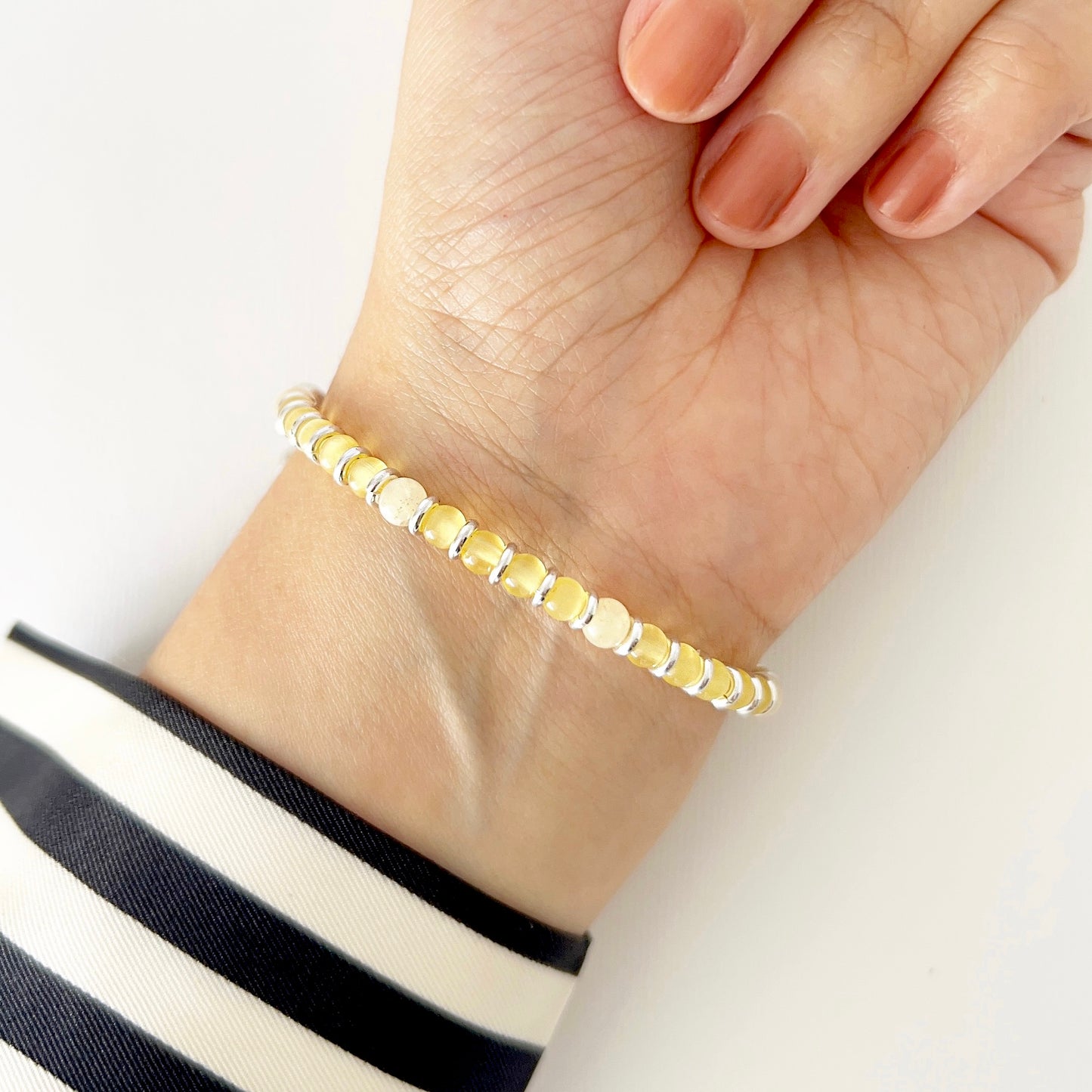 Pulsera Ágata Amarilla