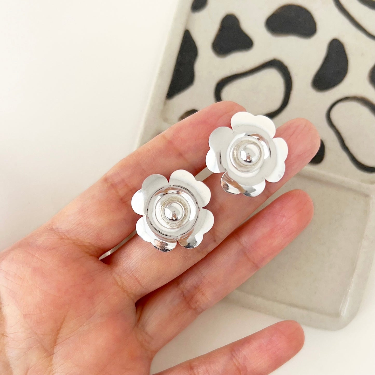 Aretes Flor de Luna