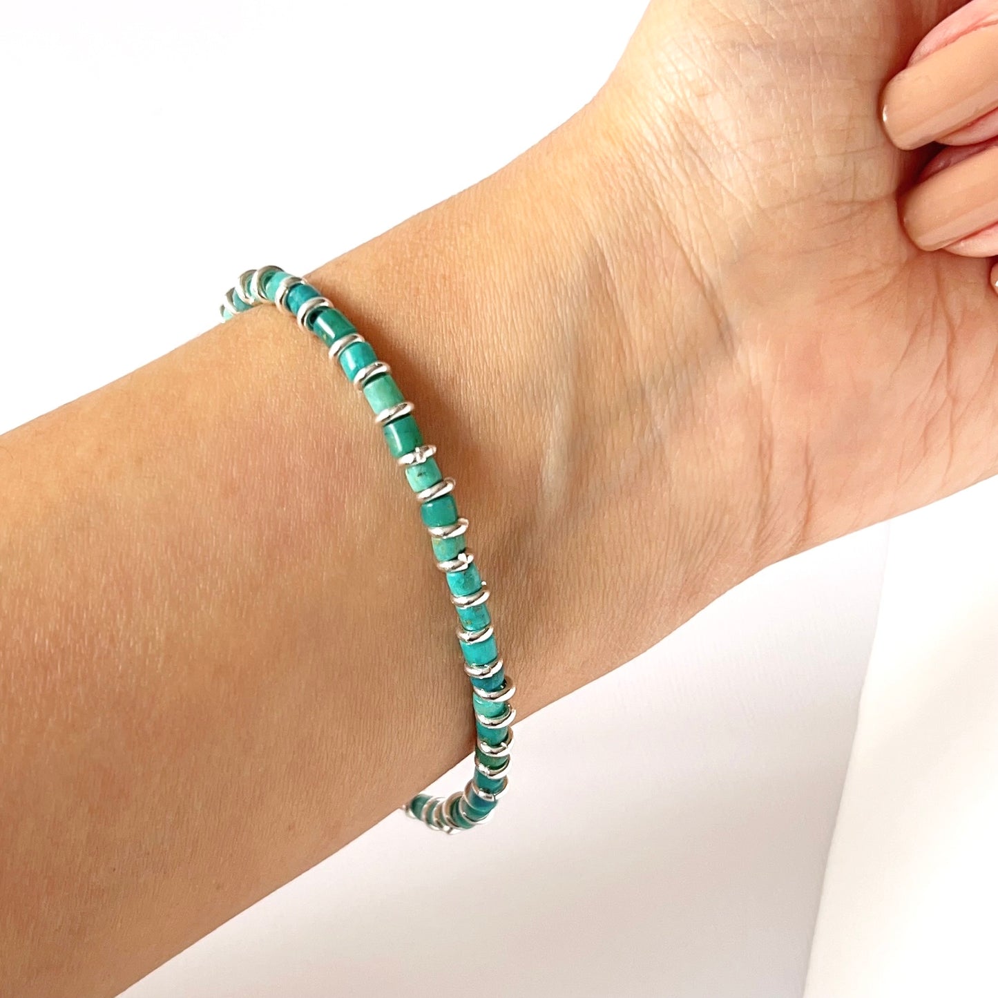 Pulsera Verde Malaquita