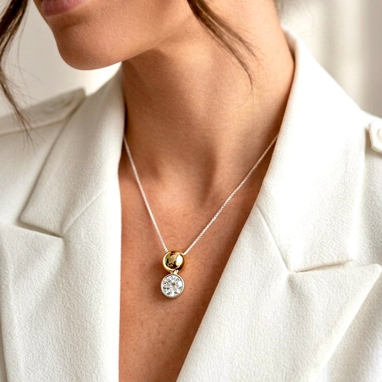 Collar y aretes Odel