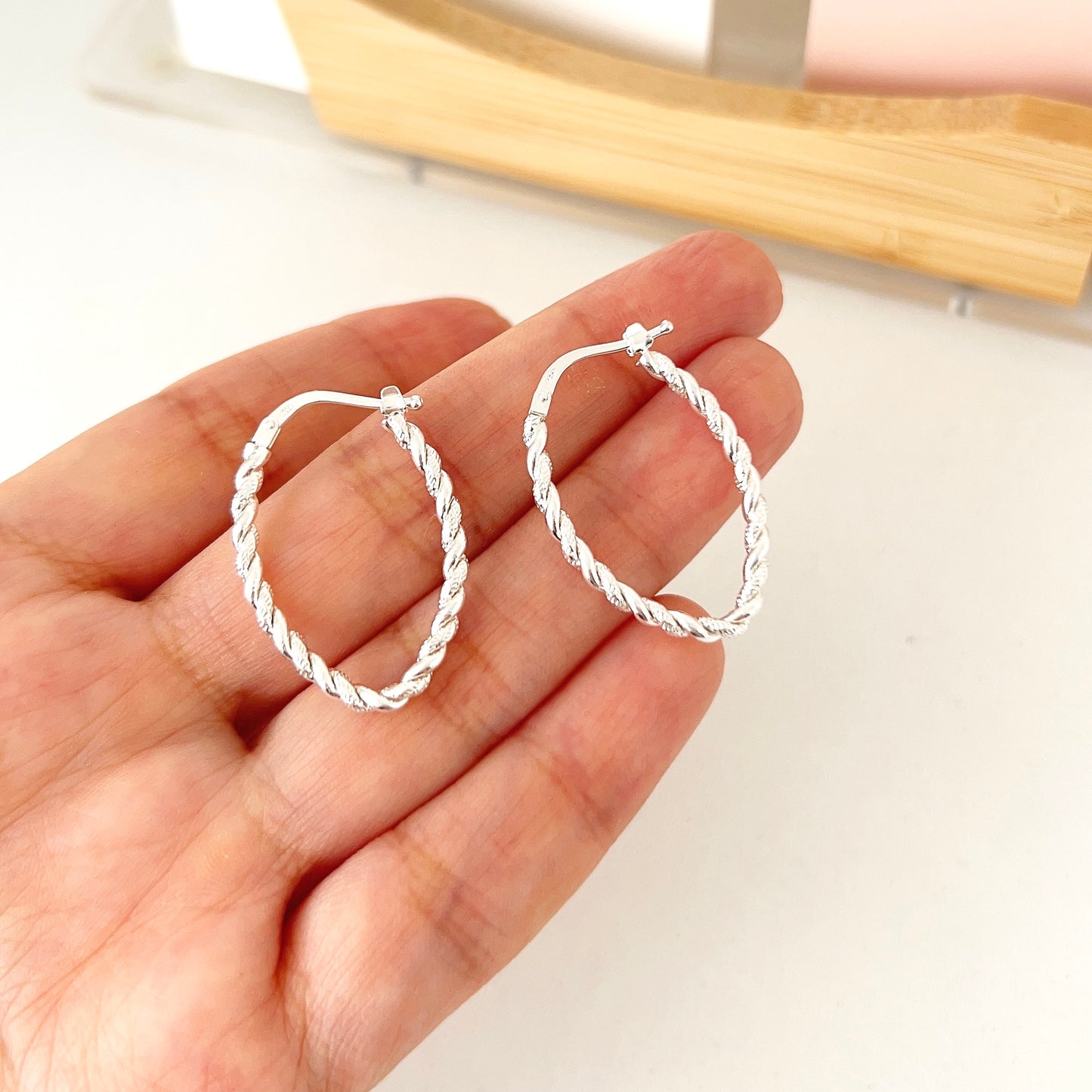 Argollas Japonesas Trenzadas