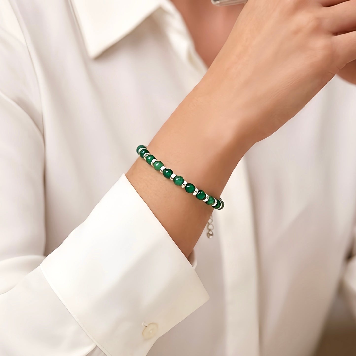 Pulsera Ágata Verde