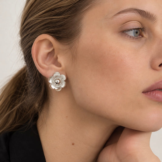 Aretes Flor de Luna