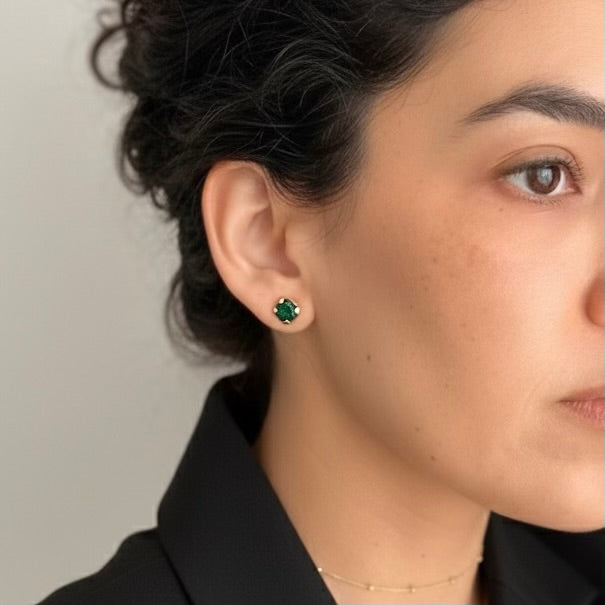 Aretes Esmeralda Shiny