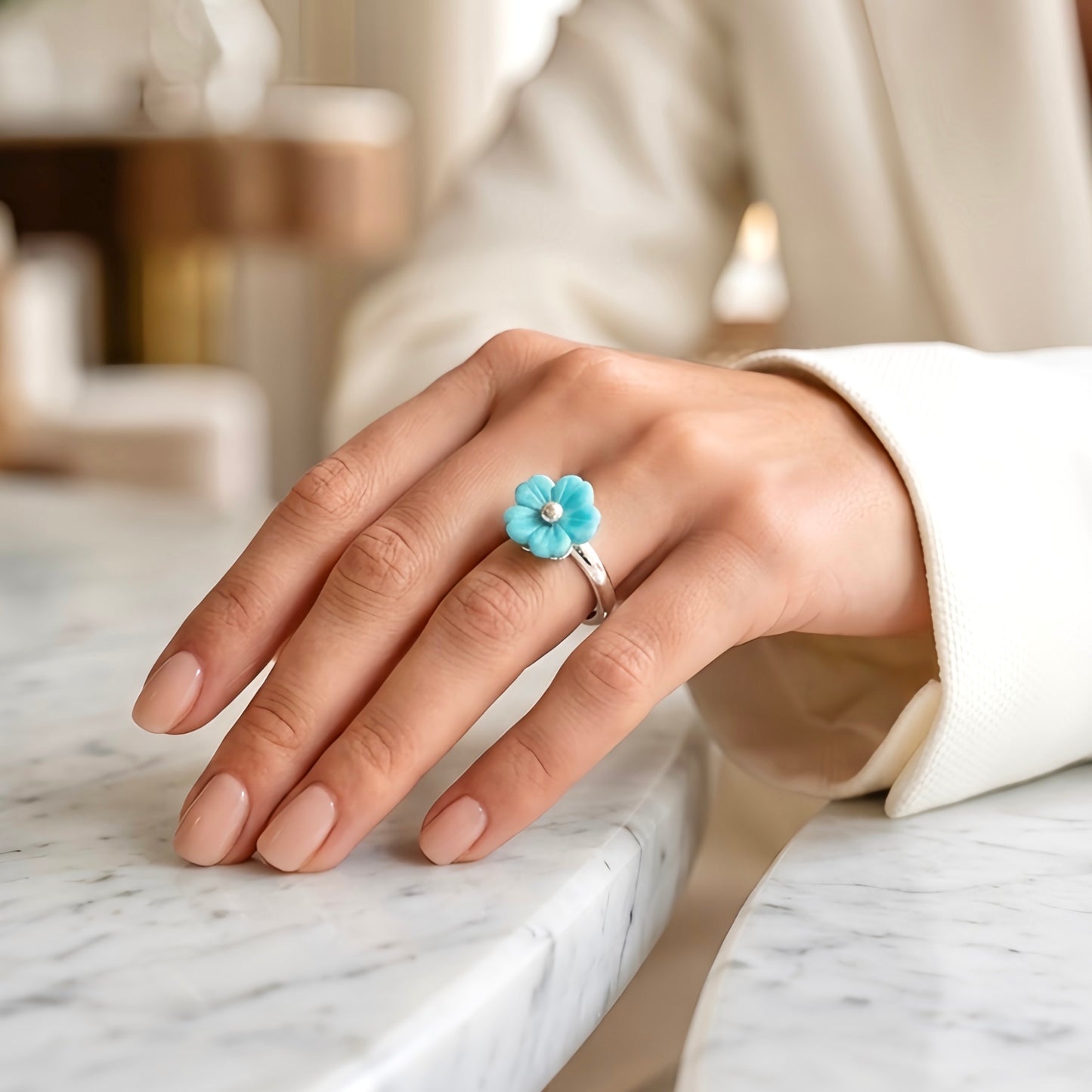 Anillo Amazonita