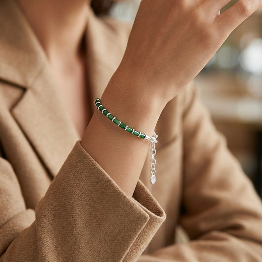Pulsera Verde Jade