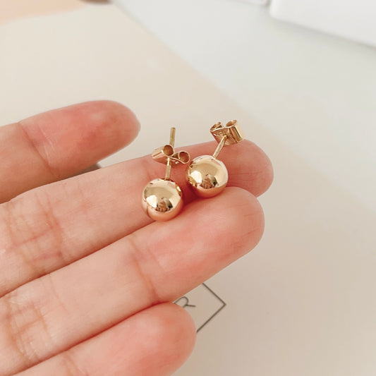 Gold Stud Earrings